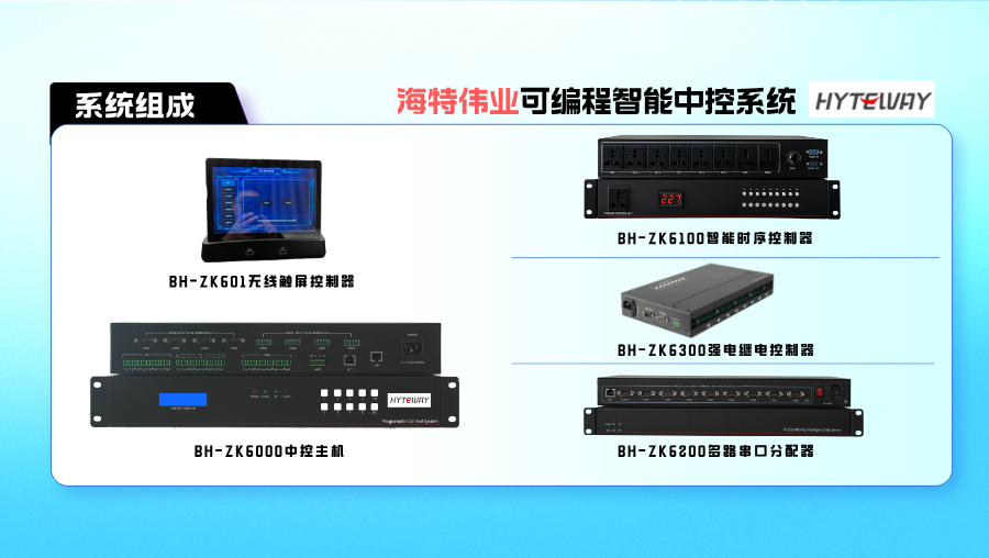 可编程多媒体中控主机:开放式协议自定义编程多元化控制中控主机